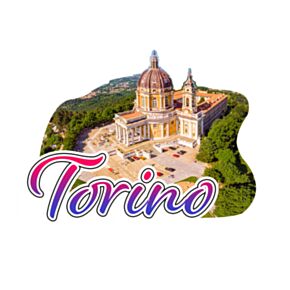3D Íman de recordação impresso Torino Superga