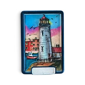 Íman de praia para lembrança Pôr-do-sol no Farol