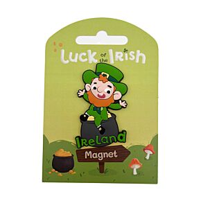 Íman de PVC Souvenir Irlanda Leprechaun Íman de PVC Souvenir Irlanda Leprechaun