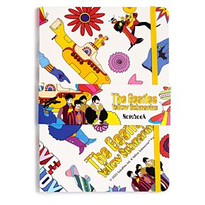 Bloco de Notas A5 em papel reciclado The Beatles Yellow Submarine Branco Bloco de Notas A5 em papel reciclado The Beatles Yellow Submarine Branco