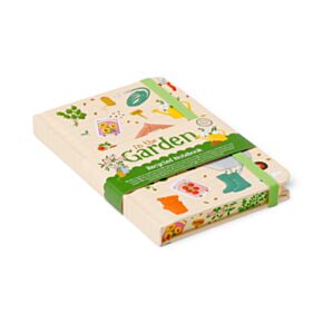 Bloco de Notas A6 em papel reciclado In the Garden-jardim