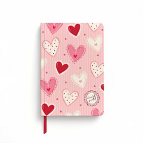 Caderno perfumado A5 em papel reciclado Amore Heart Coração