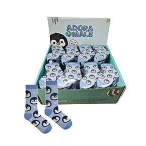 Meias mágicas comprimidas Adoramals Wild Nico o Pinguim