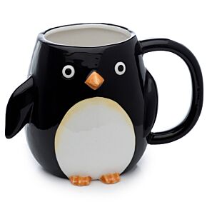 Caneca Cerâmica com asa moldada - Pinguim