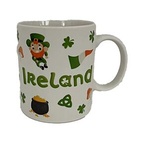 Caneca de Porcelana Anão da Sorte Irlanda Caneca de Porcelana Anão da Sorte Irlanda