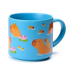 Caneca grande de porcelana Capivara Caneca grande de porcelana Capivara