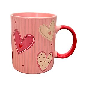 Caneca de Porcelana Amore Hearts Coração