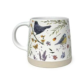 Caneca de grés Jan Pashley Wings and Wildflowers Caneca de grés Jan Pashley Wings and Wildflowers