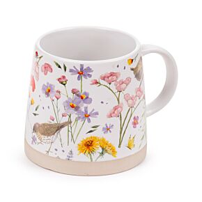 Caneca de grés Jan Pashley Wings and Wildflowers
