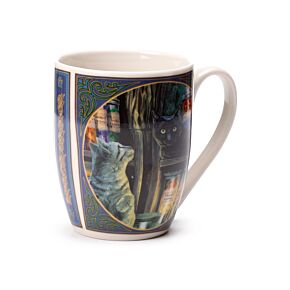 Caneca de Porcelana Lisa Parker Gatos do empório mágico Caneca de Porcelana Lisa Parker Gatos do empório mágico