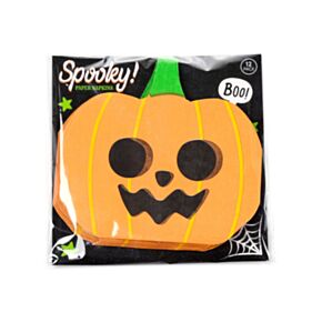 Embalagem de 12 guardanapos de papel 3 camadas Abóbora Halloween