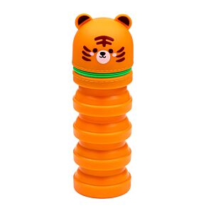 Estojo pop-up de silicone para lápis Tigre Adoramals Estojo pop-up de silicone para lápis Tigre Adoramals