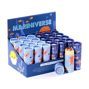 Mariniverse - Tubo com 12 lápis de cor