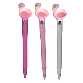 Caneta com Led - Flamingo