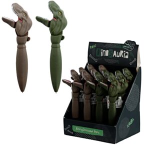 Caneta Dinosauria morde
