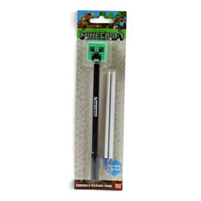 Caneta apagável com topo de silicone  Minecraft Creeper