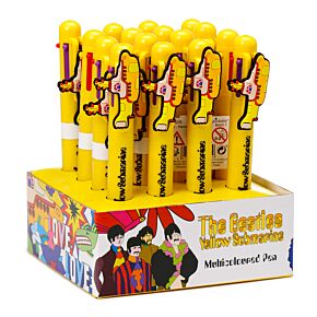 The Beatles Yellow Submarine Caneta Multicolor com detalhe PVC (6 Cores) The Beatles Yellow Submarine Caneta Multicolor com detalhe PVC (6 Cores)