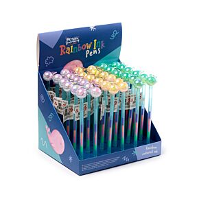 Caneta com tinta arco-íris baleia Caneta com tinta arco-íris baleia