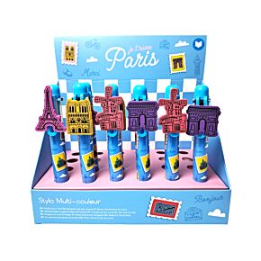 Caneta Multicor Je t'aime Paris (6 Cores) Caneta Multicor Je t'aime Paris (6 Cores)