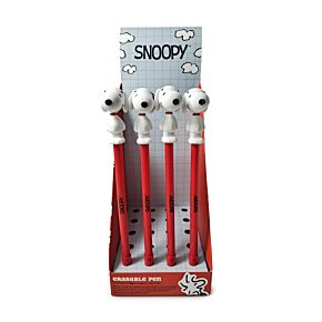 Caneta apagável com topo de silicone Inkredible Peanuts Snoopy Caneta apagável com topo de silicone Inkredible Peanuts Snoopy