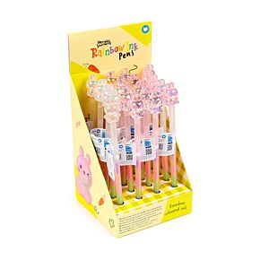 Caneta com tinta arco-íris Coelho Springtime