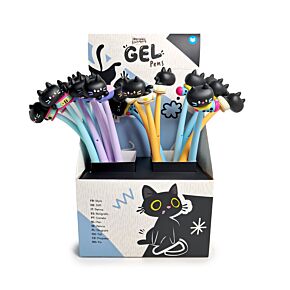 Caneta de Ponta Fina Lucky o Gato Preto da Sorte Caneta de Ponta Fina Lucky o Gato Preto da Sorte