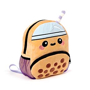 Mochila de Pelúcia Foodiemals - Boba Chá de bolhas Mochila de Pelúcia Foodiemals - Boba Chá de bolhas