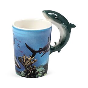 Caneca Cerâmica Tubarão de Lisa Parker
