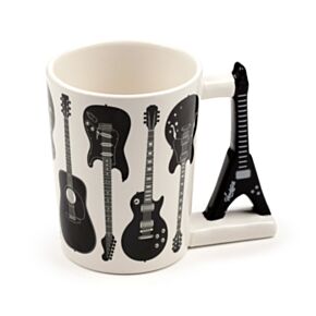 Caneca com Asa Moldada - Guitarra