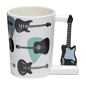 Caneca com Asa Moldada - Guitarra Headstock Caneca com Asa Moldada - Guitarra Headstock