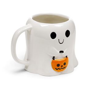 Caneca de cerâmica em forma Spooky Fantasma