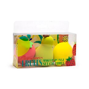 Set de 3 Esponjas de Maquilhagem Frutas do Verão