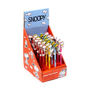 Lápis com topo em PVC  Peanuts Snoopy & Woodstock 