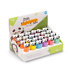 Caneta marcadora com topo - Panda 