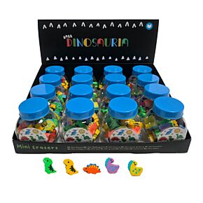 Frasco con Mini borrachas Dinosauria