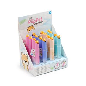 Canetas marcadoras Pop Pet Adoramals Pets Shiba Inu