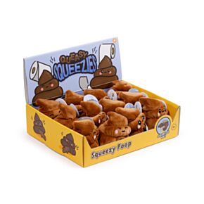 Brinquedo de pelúcia espremível Queasy Squeezies Cocó