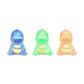 Brinquedo Maltose Squeezy com Glitter Dinossauro