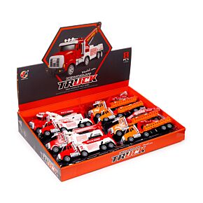 Brinquedo com ação de empurrar/camião de resgate para construção