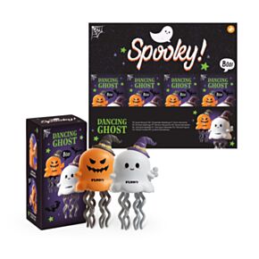 Brinquedo de corda com fantasma assustador a dançar Spooky