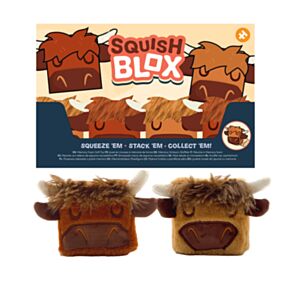 Bloco de pelúcia macio e esponjoso com memory foam - Highland Coo Cow