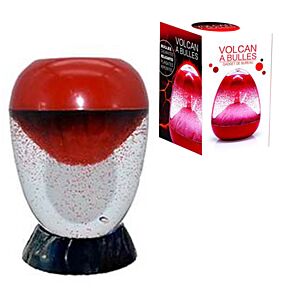 Vulcão borbulhante Tempestade de neve Vulcão borbulhante Tempestade de neve