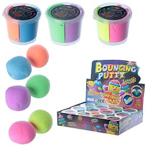 Massinha de brinquedo tipo slime - dois tons Massinha de brinquedo tipo slime - dois tons