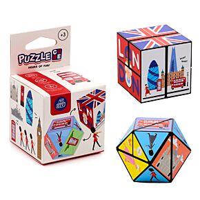 Brinquedo Puzzle Cubo Souvenir de Londres Brinquedo Puzzle Cubo Souvenir de Londres