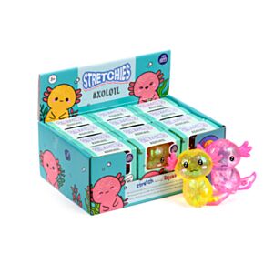 Brinquedo de Espremer  - Axolote com purpurina