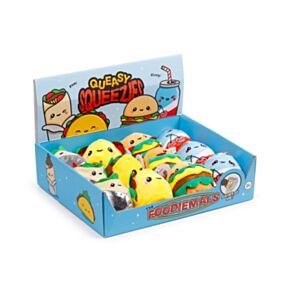 Brinquedo de pelúcia espremível Queasy Squeezies Foodiemals 