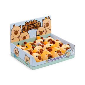 Brinquedo de pelúcia espremível Queasy Squeezies Capivara