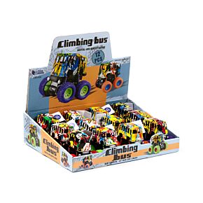 Brinquedo de ação de impulso Autocarro de acrobacias Graffiti Brinquedo de ação de impulso Autocarro de acrobacias Graffiti