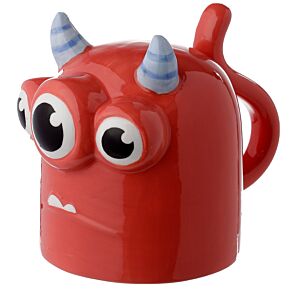 Caneca de Cerâmica ao Contrário - Monstro Monstarz Vermelho Caneca de Cerâmica ao Contrário - Monstro Monstarz Vermelho