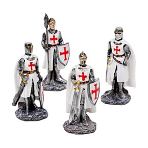 Figuras medievais de cavaleiros 